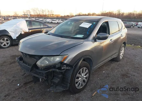 2015 Nissan Rogue S z USA, uszkodzony, nr VIN 5N1AT2MK4FC785273
